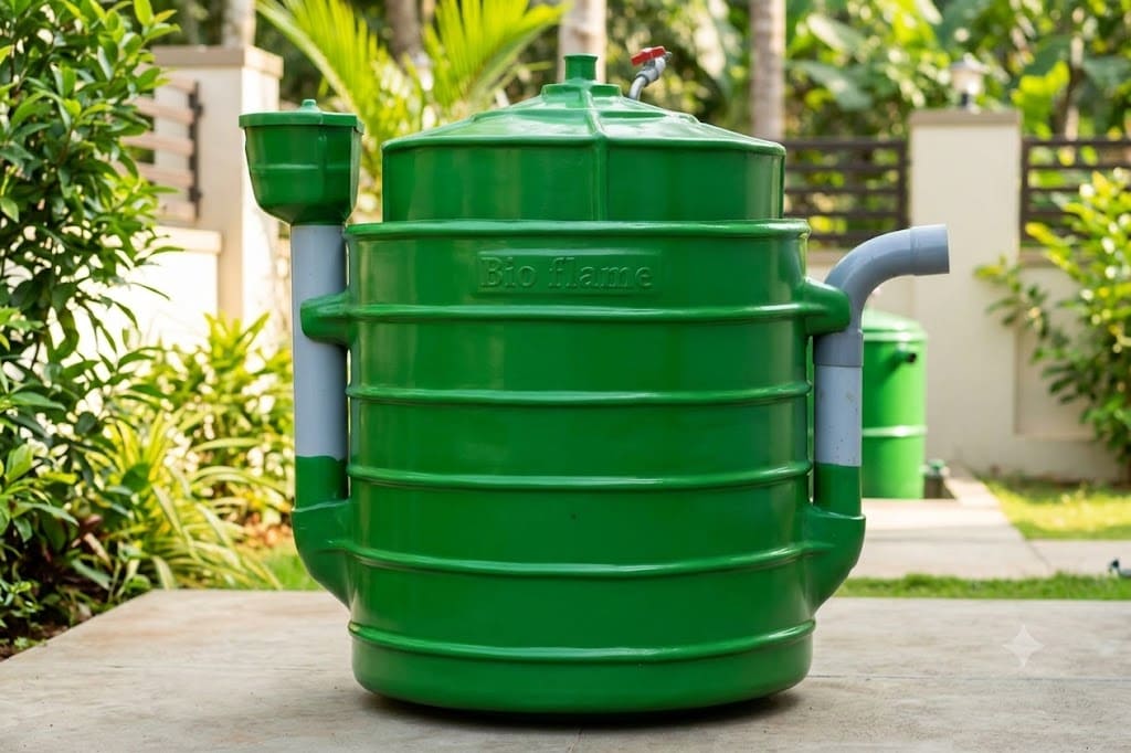 Domestic and institutional biogas plant in Kerala