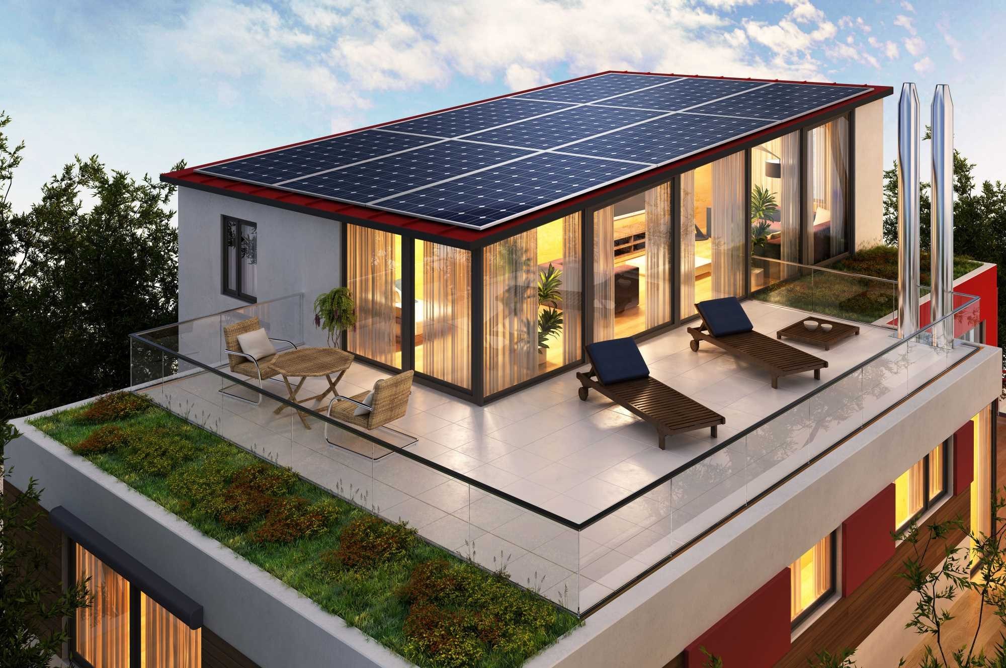 3 kW rooftop solar on a Kerala home