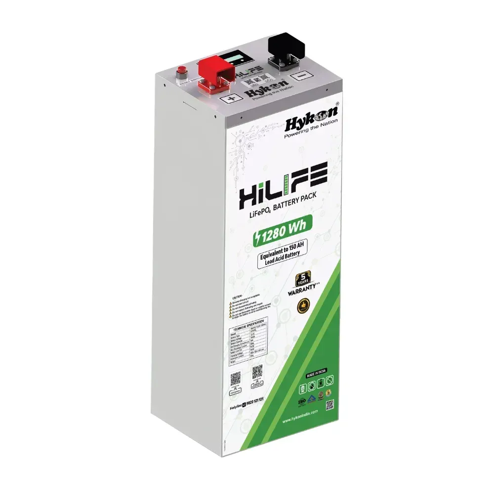 Hykon HiLIFE 12.8V 100Ah 1280Wh LiFePO4 Battery