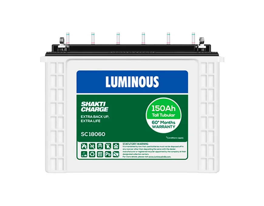 Luminous Shakti Charge SC 18060 Tall Tubular Battery