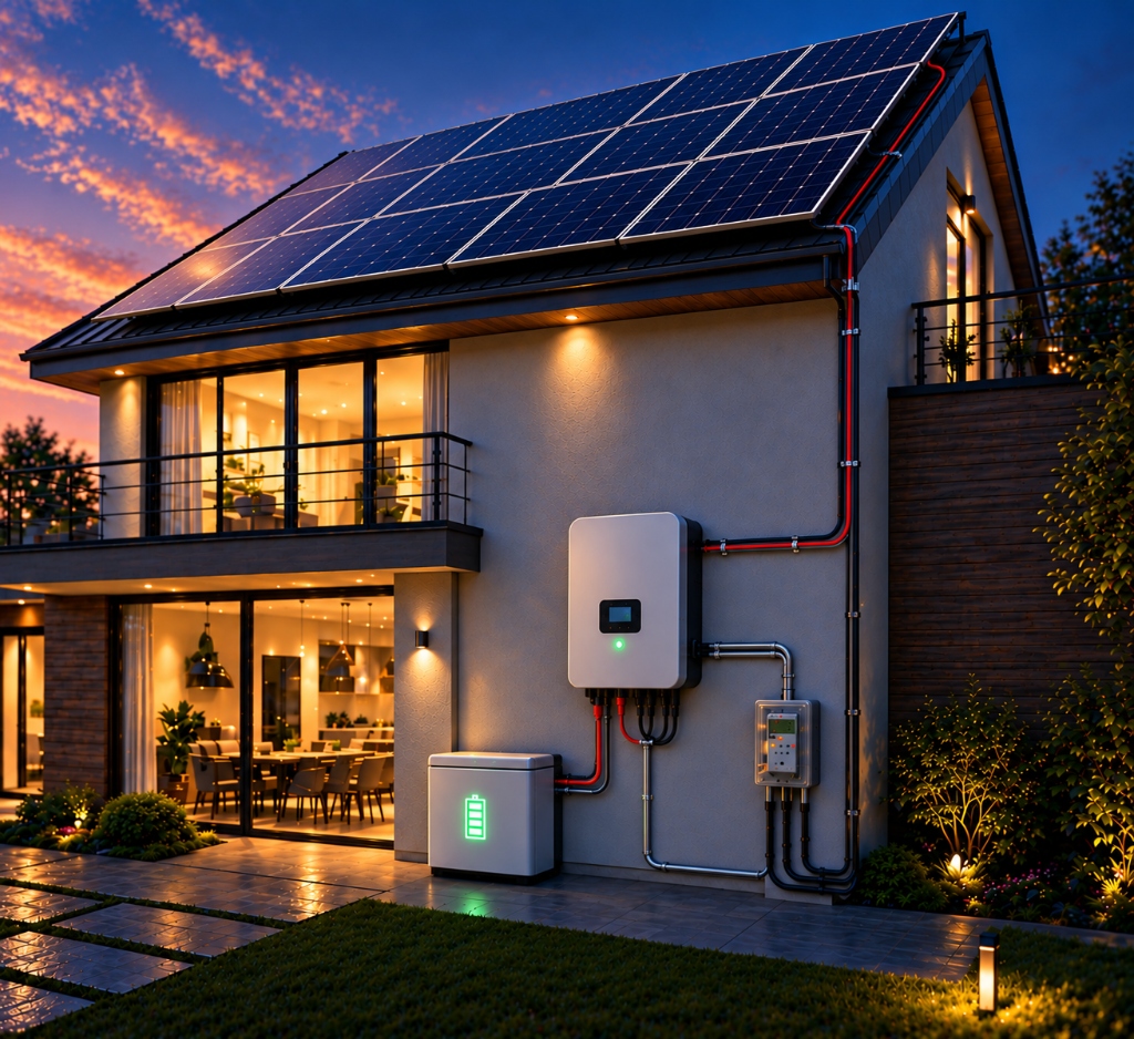 LiFePO4 battery instant 10ms emergency powercut backup powering home